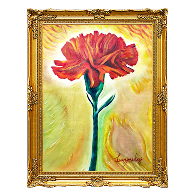 康乃馨ii - 班友宏油画